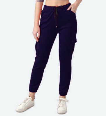 VEDANSH ENTERPRISES Skinny Fit Women Dark Blue Trousers