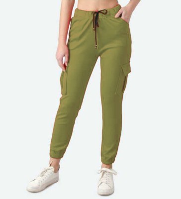 VEDANSH ENTERPRISES Regular Fit, Skinny Fit Women Green Trousers