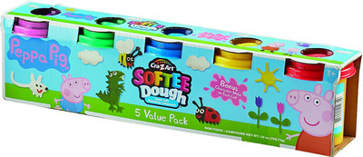 Peppa Pig Softee Dough 5 pack