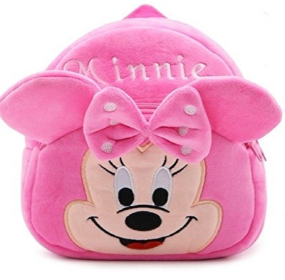 Aveek Cute Kids Toddler Bag Plush Animal Cartoon Mini Bag for Baby Girl Boy 1-6 Years 10 L Backpack(Pink)