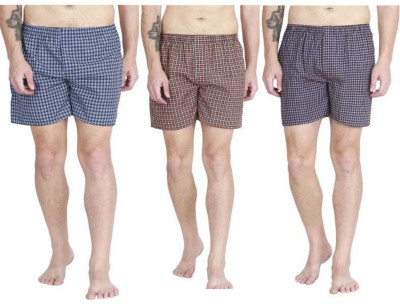 VB Group Checkered Men Boxer