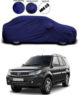 ANTHUB Car Cover For Tata Safari Storme (With Mirror Pockets)(Blue)