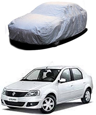 Z Tech Car Cover For Mahindra Logan (Without Mirror Pockets)(Silver)