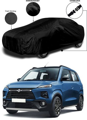 ANTHUB Car Cover For Maruti Suzuki XL5 (With Mirror Pockets)(Black)