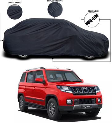 ANTHUB Car Cover For Mahindra TUV300 (Without Mirror Pockets)(Grey)