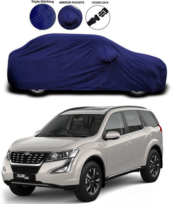 ANTHUB Car Cover For Mahindra XUV 500 (With Mirror Pockets)(Blue)
