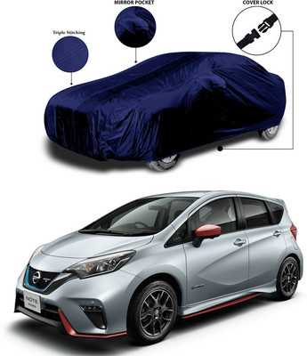 ANTHUB Car Cover For Nissan Note e-Power (With Mirror Pockets)(Blue)