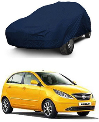 Z Tech Car Cover For Tata Vista Tech (Without Mirror Pockets)(Blue)