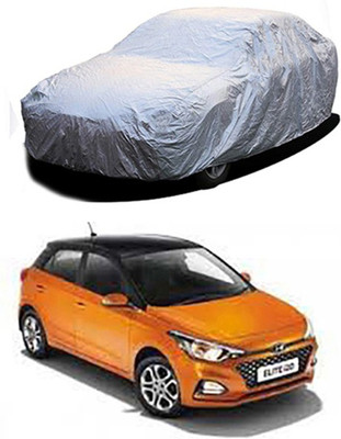 Z Tech Car Cover For Hyundai Elite i20 (Without Mirror Pockets)(Silver)