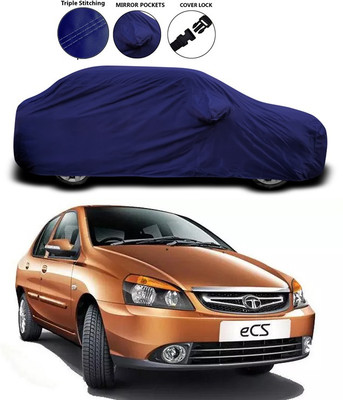 ANTHUB Car Cover For Tata Indigo CS (With Mirror Pockets)(Blue)