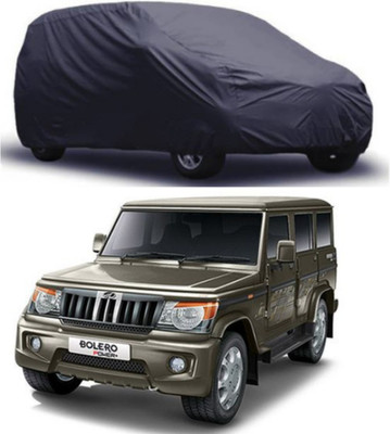 Chiefride Car Cover For Mahindra Bolero Facelift (Without Mirror Pockets)(Grey)