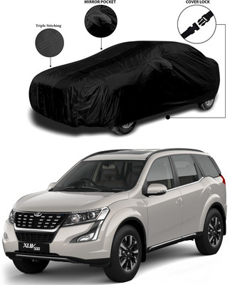 ANTHUB Car Cover For Mahindra XUV 500 (With Mirror Pockets)(Black)