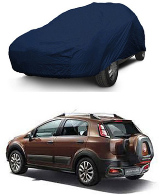 Z Tech Car Cover For Fiat Universal For Car (Without Mirror Pockets)(Blue)