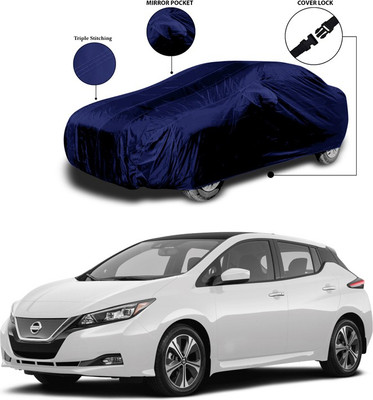 ANTHUB Car Cover For Nissan Leaf EV (With Mirror Pockets)(Blue)
