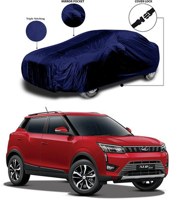 SEBONGO Car Cover For Mahindra XUV 300 (With Mirror Pockets)(Blue)