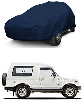 Z Tech Car Cover For Maruti Suzuki Gypsy King (Without Mirror Pockets)(Blue)