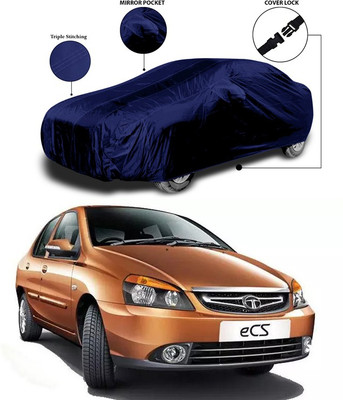 ANTHUB Car Cover For Tata Indigo CS (With Mirror Pockets)(Blue)