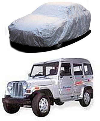 Z Tech Car Cover For Mahindra Marshal (Without Mirror Pockets)(Silver)