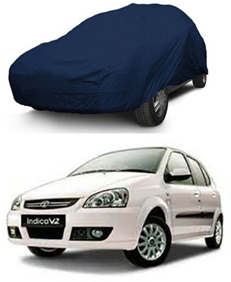 YOGE Car Cover For Tata Indica V2 (Without Mirror Pockets)(Blue)
