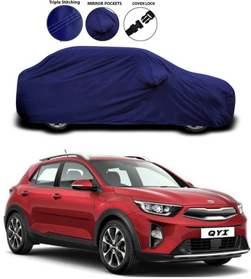 ANTHUB Car Cover For Kia QYI (With Mirror Pockets)(Blue)