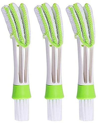 carempire Car Air Vent Cleaning Brush Mini Duster for Car Air Vent, Set of 3 Automotive Air Conditioner Cleaner and Brush, Dust Collector Cleaning Cloth Tool for Keyboard Window Leaves Blinds Shutter Glasses Fan Vehicle Interior Cleaner(150 g)