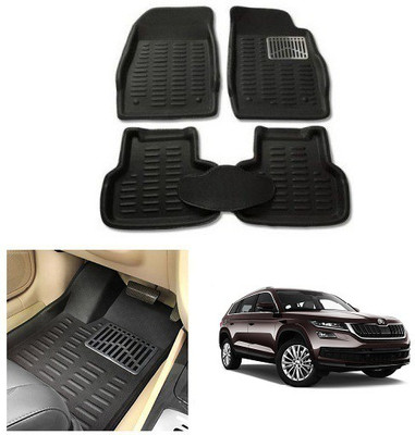 After cars PVC 3D Mat For  Skoda Kodiaq(Black)