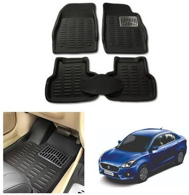 After cars PVC 3D Mat For  Maruti Suzuki Swift Dzire(Black)