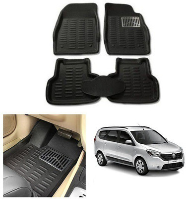 After cars Plastic 3D Mat For  Skoda Lodgy(Black)