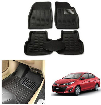 After cars PVC 3D Mat For  Toyota Yaris(Black)