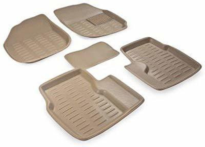After cars PVC 3D Mat For  Ford Figo(Beige)