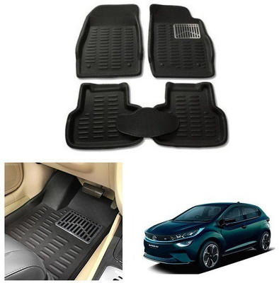 After cars PVC 3D Mat For  Tata Altroz(Black)