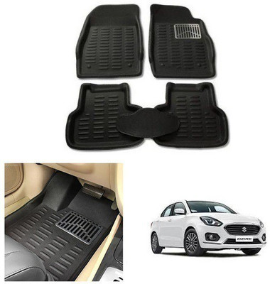 After cars PVC 3D Mat For  Maruti Suzuki Swift Dzire(Black)