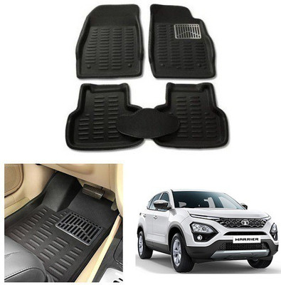 After cars PVC 3D Mat For  Tata Harrier(Black)