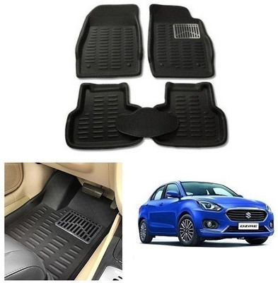 After cars PVC 3D Mat For  Maruti Suzuki Swift Dzire(Black)