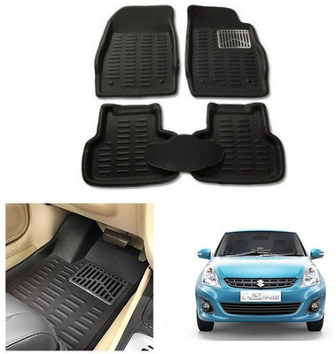 After cars PVC 3D Mat For  Maruti Suzuki Swift Dzire(Black)