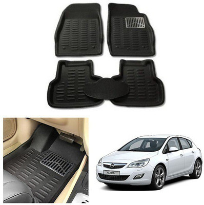 After cars Plastic 3D Mat For  Renault Astra(Black)