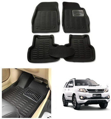 After cars PVC 3D Mat For  Toyota Fortuner(Black)