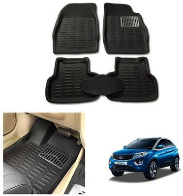 After cars PVC 3D Mat For  Tata Nexon(Black)