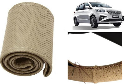 arneja trading company Hand Stiched Steering Cover For Maruti Ertiga(Beige, Leatherite)