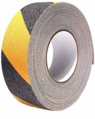 lexso SINGLE SIDED Handheld Anti Slip Safety Tape (Manual)(Set of 1, Black, Yellow)