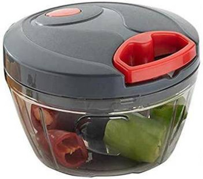 kbsales Mini Plastic Chopper Vegetable & Fruit Chopper Vegetable & Fruit Chopper(1 quick chopper)