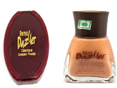 Eyetex compact Powder ,Foundation Combo of 2(2 Items in the set)