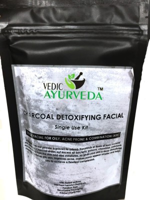 VEDICAYURVEDA Activeted Charcoal Facial kit(50 g)