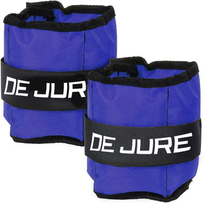 DE JURE FITNESS ANKLE WEIGHT (BLUE/BLACK) 0.5KG PAIR (0.5KG X 2 PCS) Blue Ankle Weight(1 kg)