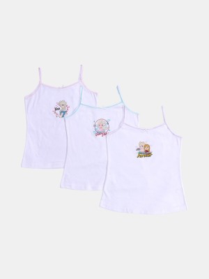 BodyCare Camisole For Girls(White, Pack of 3)