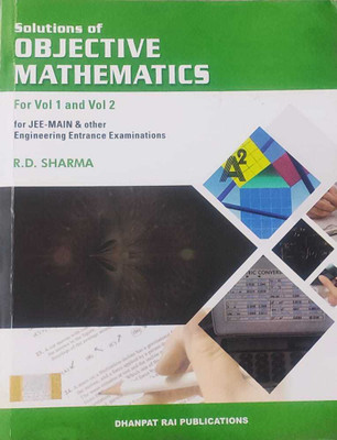 R.d Sharma Solution Of Objective Mathematics For Vol 1& 2 English(Paperback, RD SHARMA)