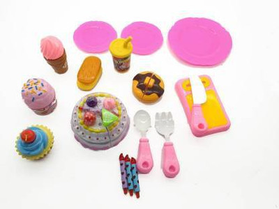 Klivory 17Pcs Happy Birthday Kids Pretend Toy for Children (Min. Age 3 yrs)