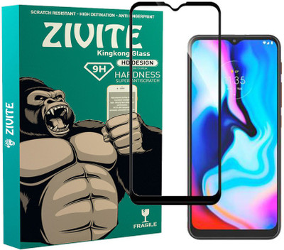 ZIVITE Edge To Edge Tempered Glass for Moto E7 Plus(Pack of 1)