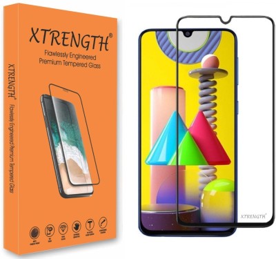 XTRENGTH Edge To Edge Tempered Glass for Samsung Galaxy F41, Samsung Galaxy M31, Samsung Galaxy M21, Samsung Galaxy F22, Samsung Galaxy A50, Samsung Galaxy A50s, Samsung Galaxy M30, Samsung Galaxy M30s, Samsung Galaxy M32, OPPO F15, Samsung Galaxy M31 Prime, Samsung Galaxy A20, Samsung Galaxy A30(Pa