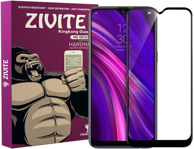 ZIVITE Edge To Edge Tempered Glass for Realme C3(Pack of 1)